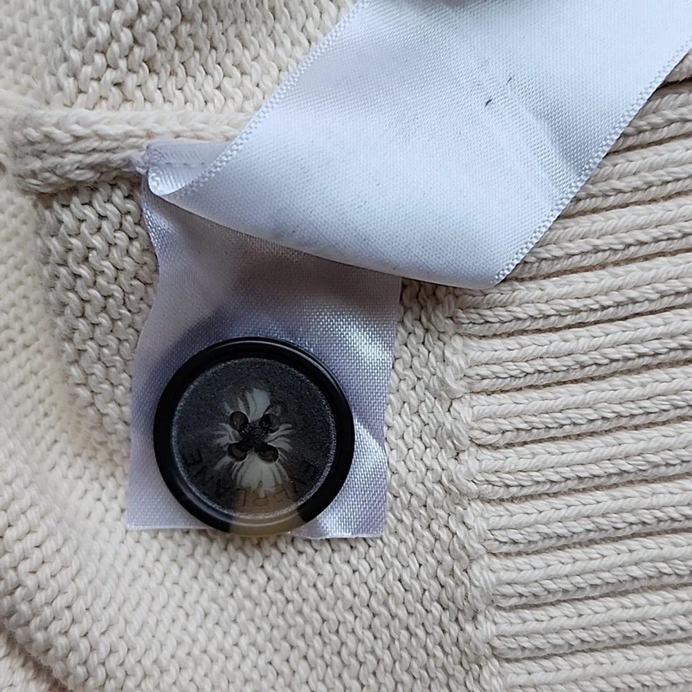 Everlane Organic Cotton Cardigan Nwt - Picture 11 of 13